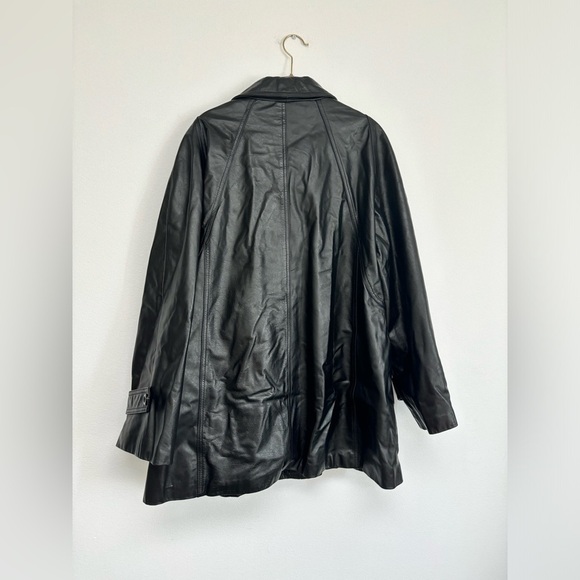 Vintage Geniune Leather Oversized Jacket size xl - Picture 7 of 7